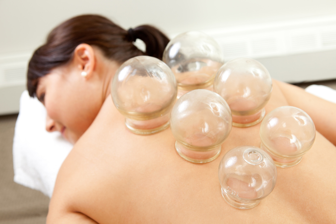Detail of Woman with Acupuncture  