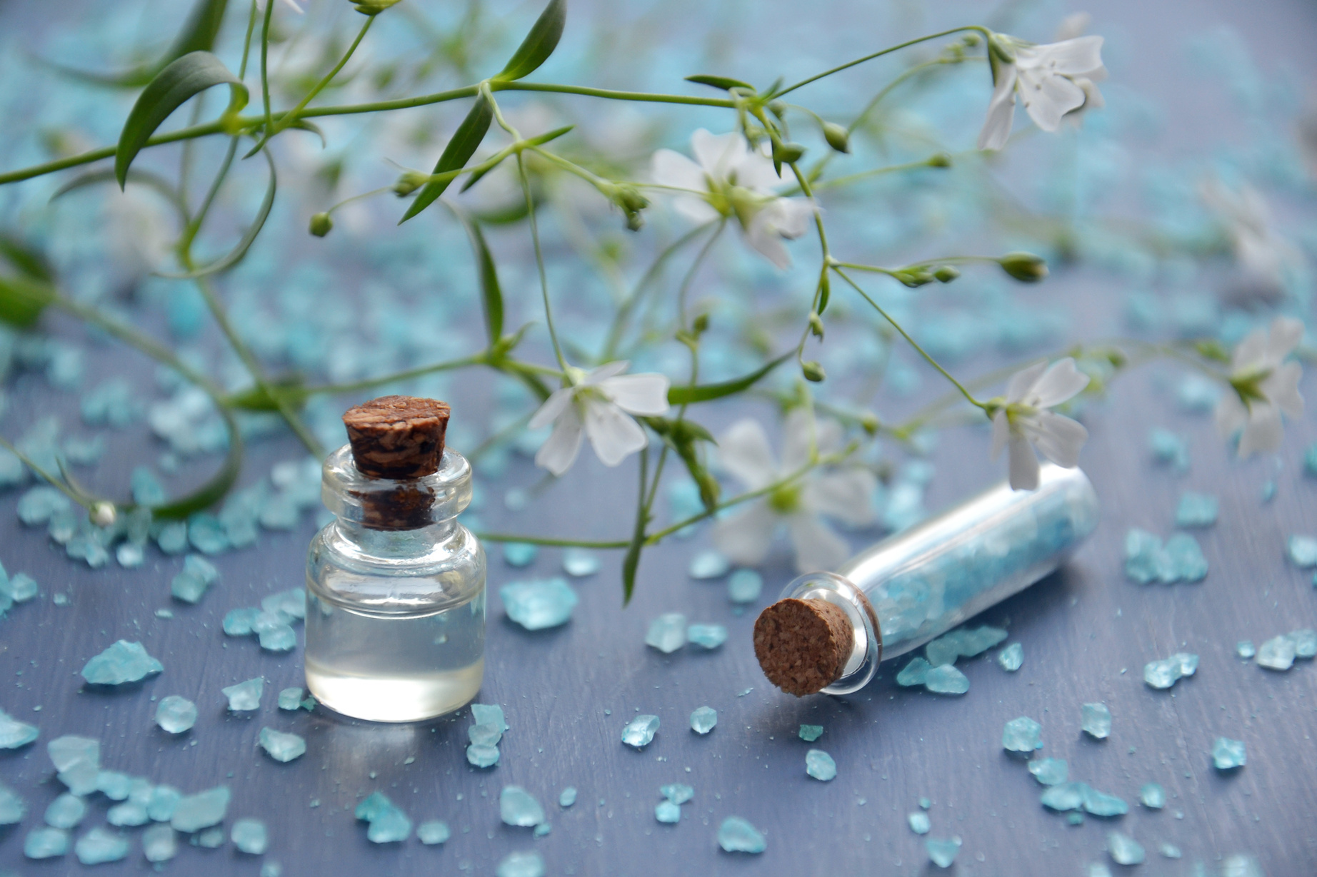 Essential Oil and Salt for Spa